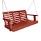 Highwood Usa 4ft Weatherly Porch Swing Outdoor Furniture for Patio, Backyard, Garden AD-PORW2-RED - alternate 1